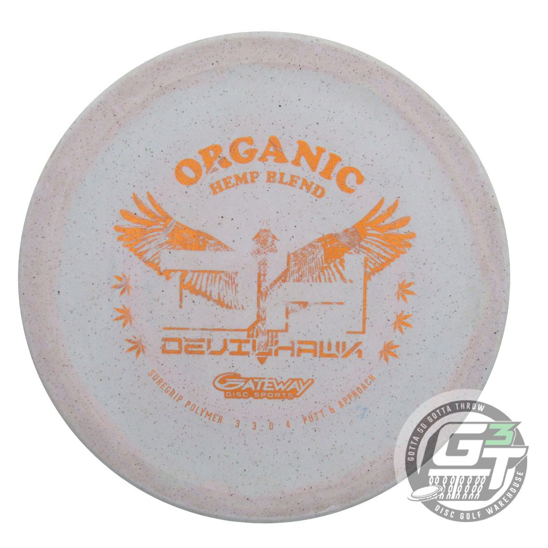 USED Gateway SureGrip Hemp Devil Hawk 168g Lilac Copper Foil Putter Golf Disc
