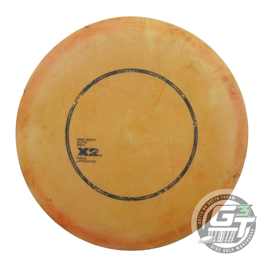 USED Discraft Elite X X2 169g Orange Black Stamp Distance Driver Golf Disc