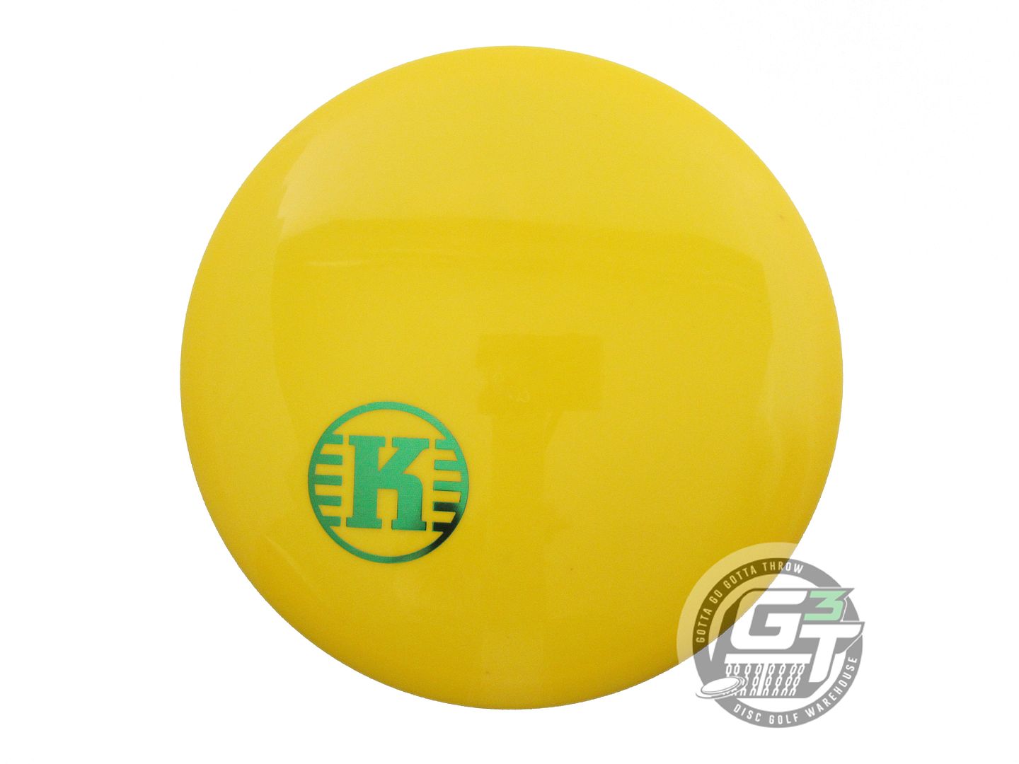 NOS Kastaplast MINI STAMP K1 Kaxe 174g Yellow Green Foil Midrange Golf Disc