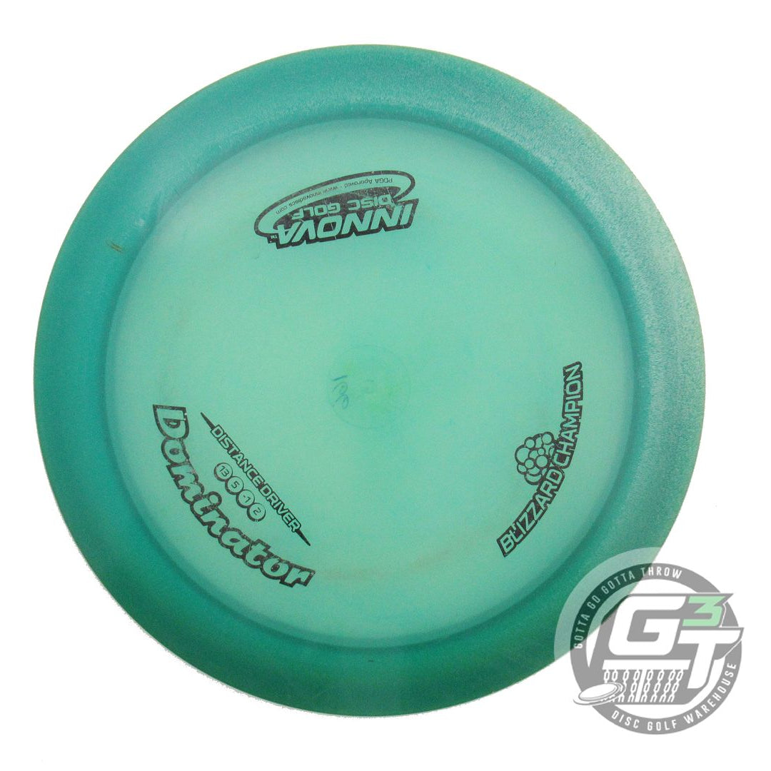 USED Innova Blizzard Dominator 166g Green Black Stamp Distance Driver Golf Disc
