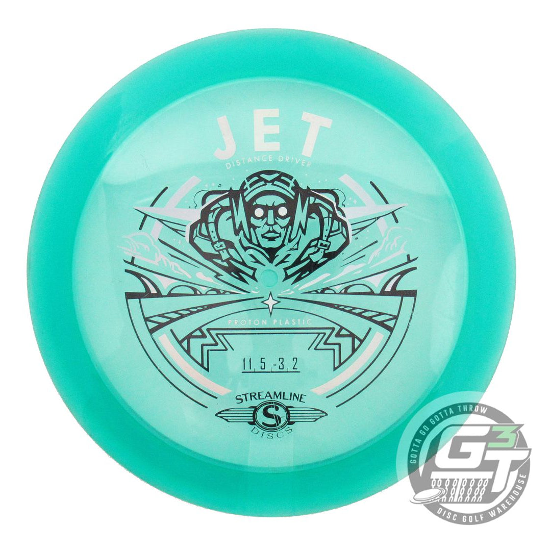 USED Streamline Discs Proton Jet 168g Green Distance Driver Golf Disc