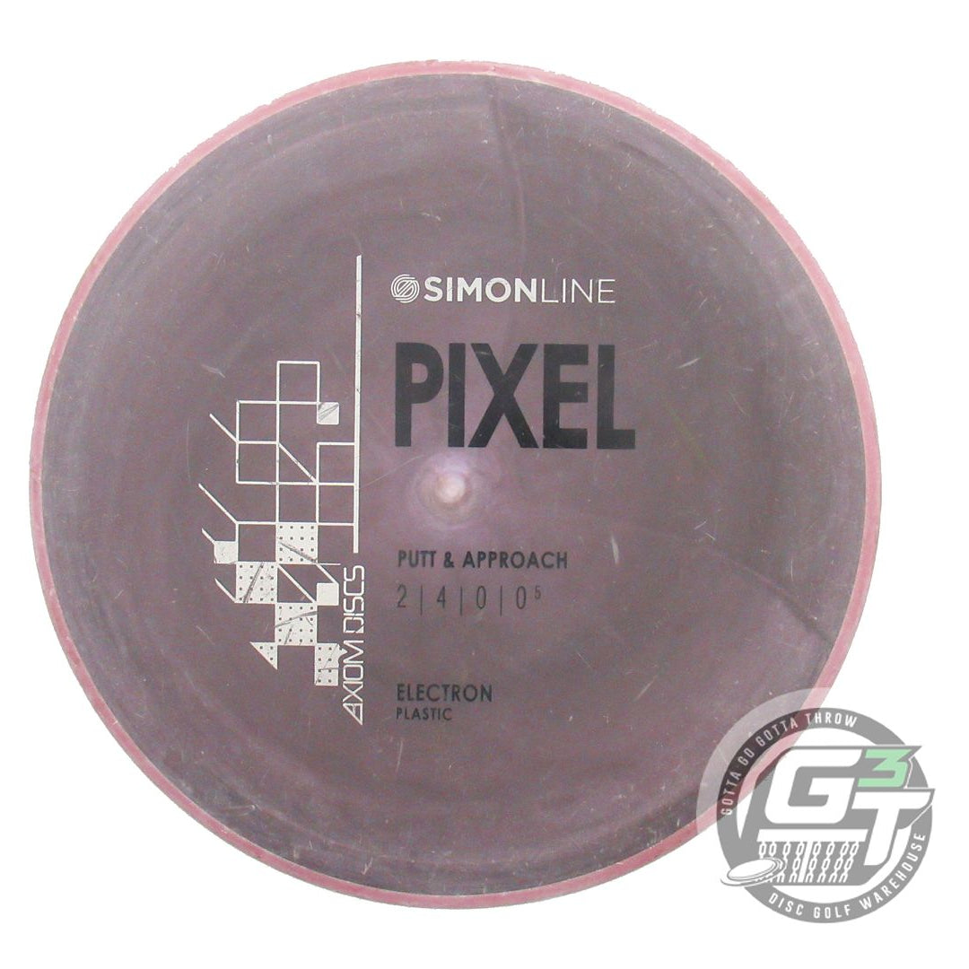 USED Axiom Discs Electron Pixel 172g Gray Pink Rim Putter Golf Disc