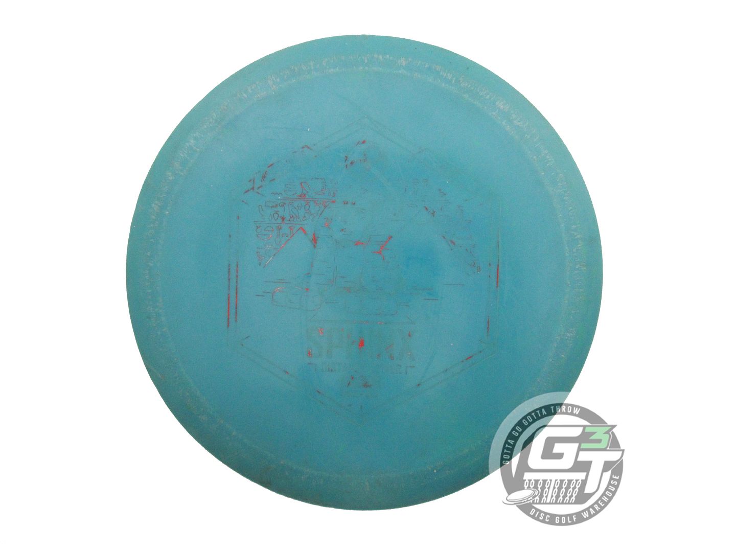 USED Infinite I-Blend Sphinx 175g Teal Wiped Stamp Distance Driver Golf Disc