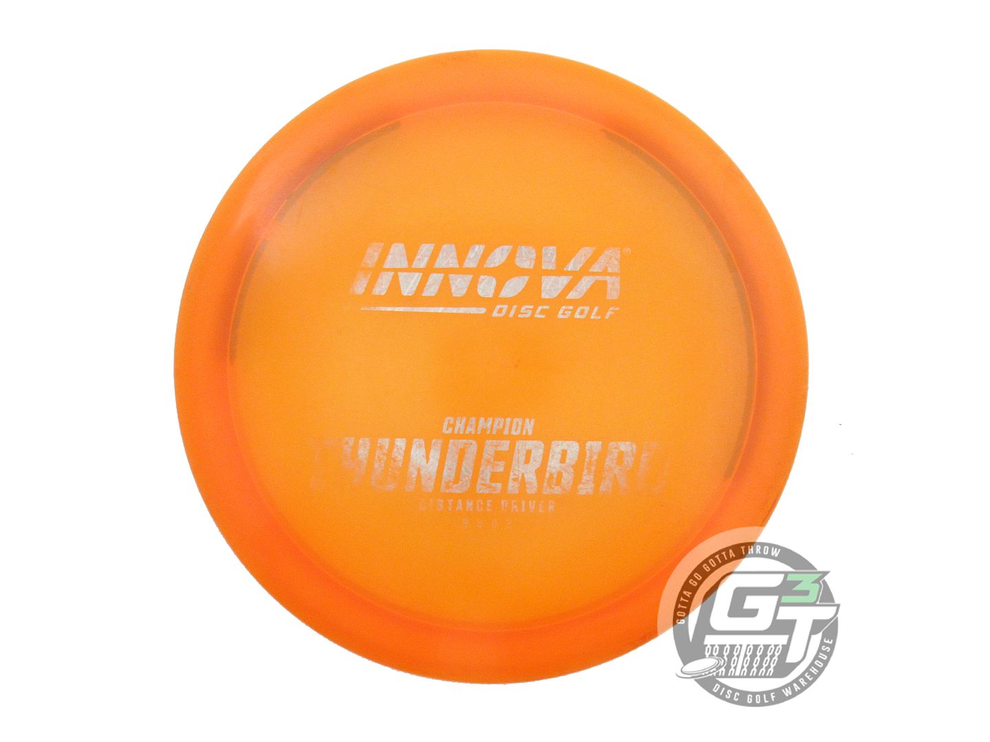 USED Innova Champion Thunderbird 167g Orange Silver Foil Distance Driver Disc
