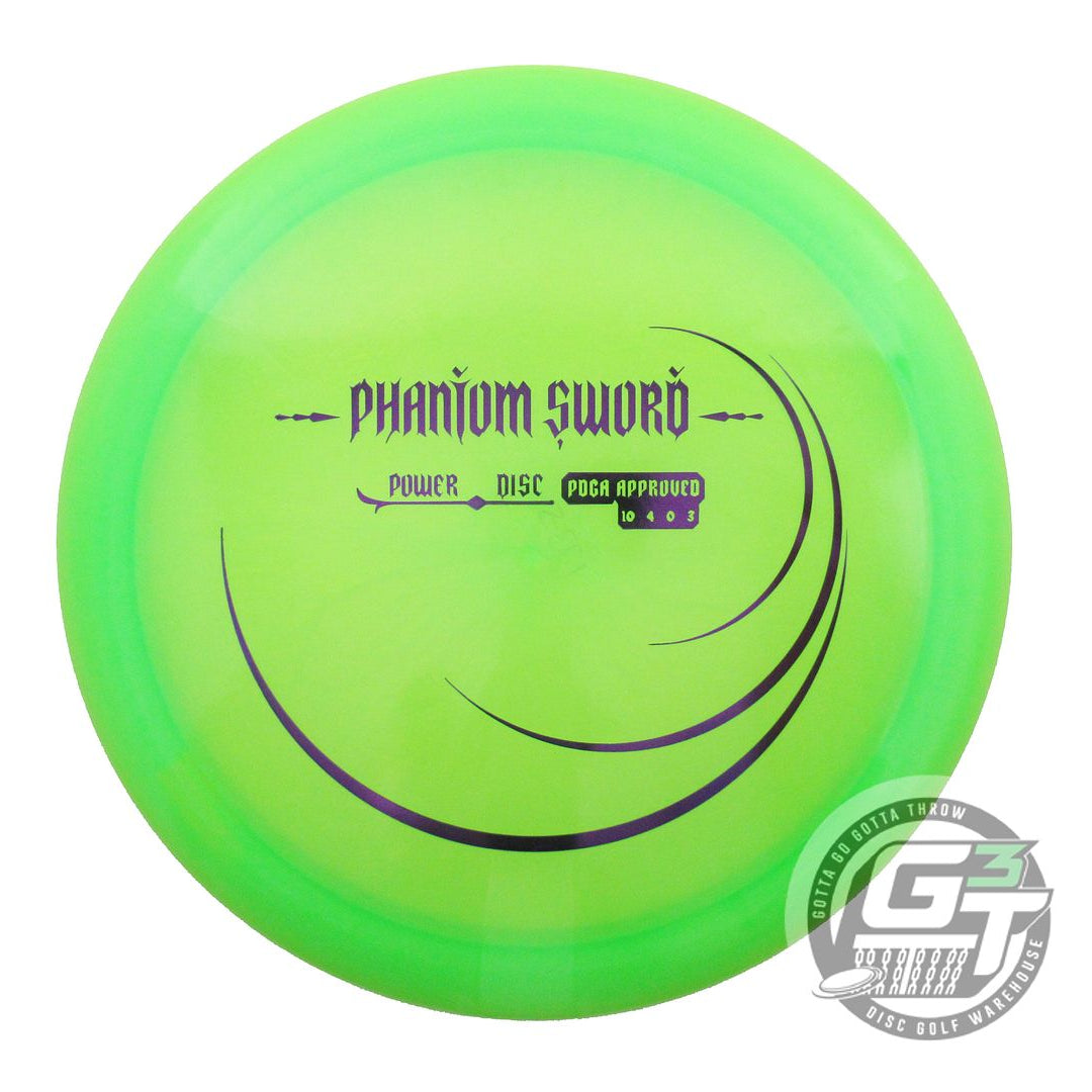 USED Innova Champion PHANTOM SWORD 175g Lime Purple Foil Distance Driver Disc