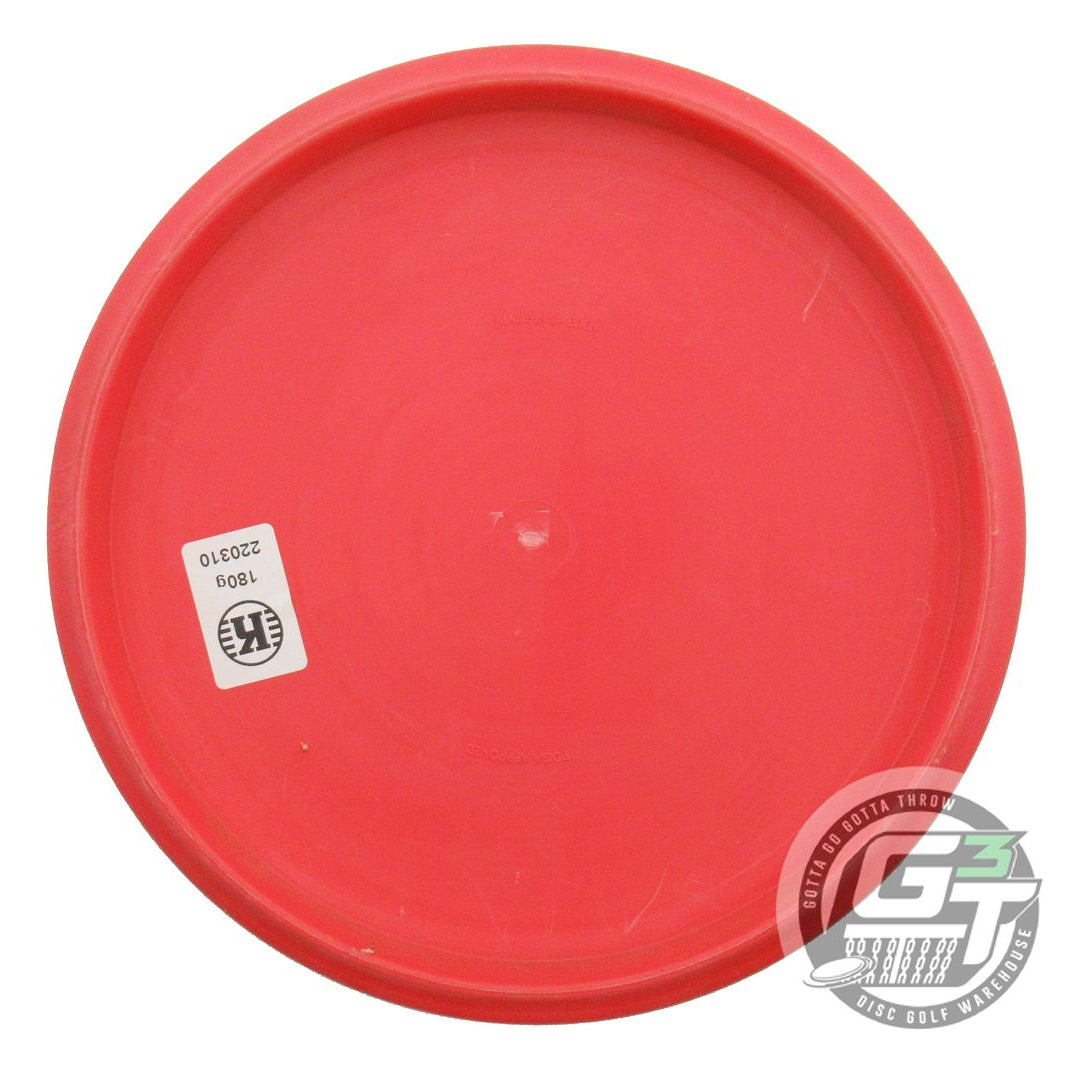 USED Kastaplast K3 Hard Svea 180g Red Silver Glitter Foil Midrange Golf Disc