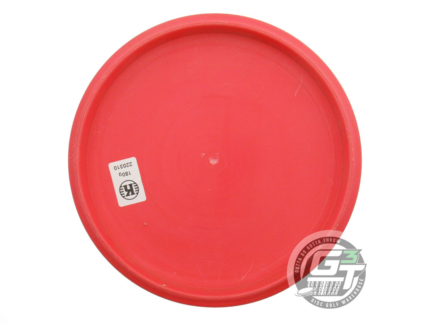 USED Kastaplast K3 Hard Svea 180g Red Silver Glitter Foil Midrange Golf Disc