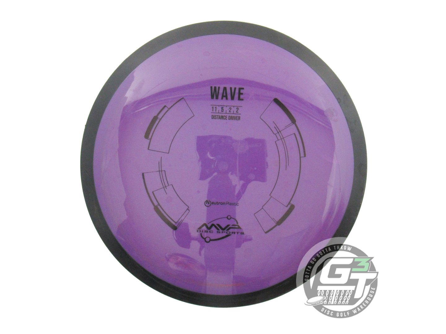 USED MVP Disc Sports Neutron Wave 167g Purple Distance Driver Golf Disc