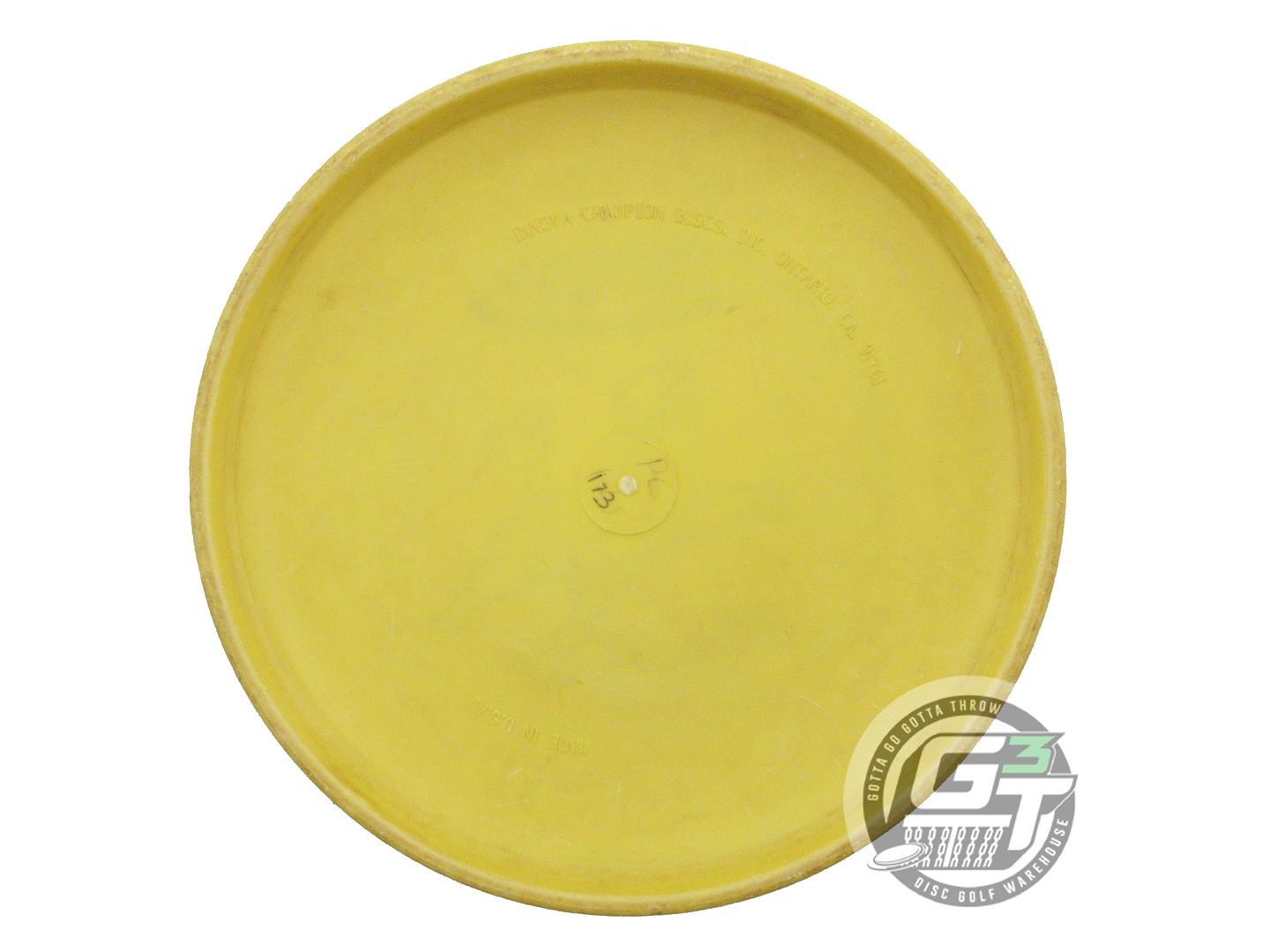 USED Innova DX Polecat 173g Yellow Green Foil Putter Golf Disc
