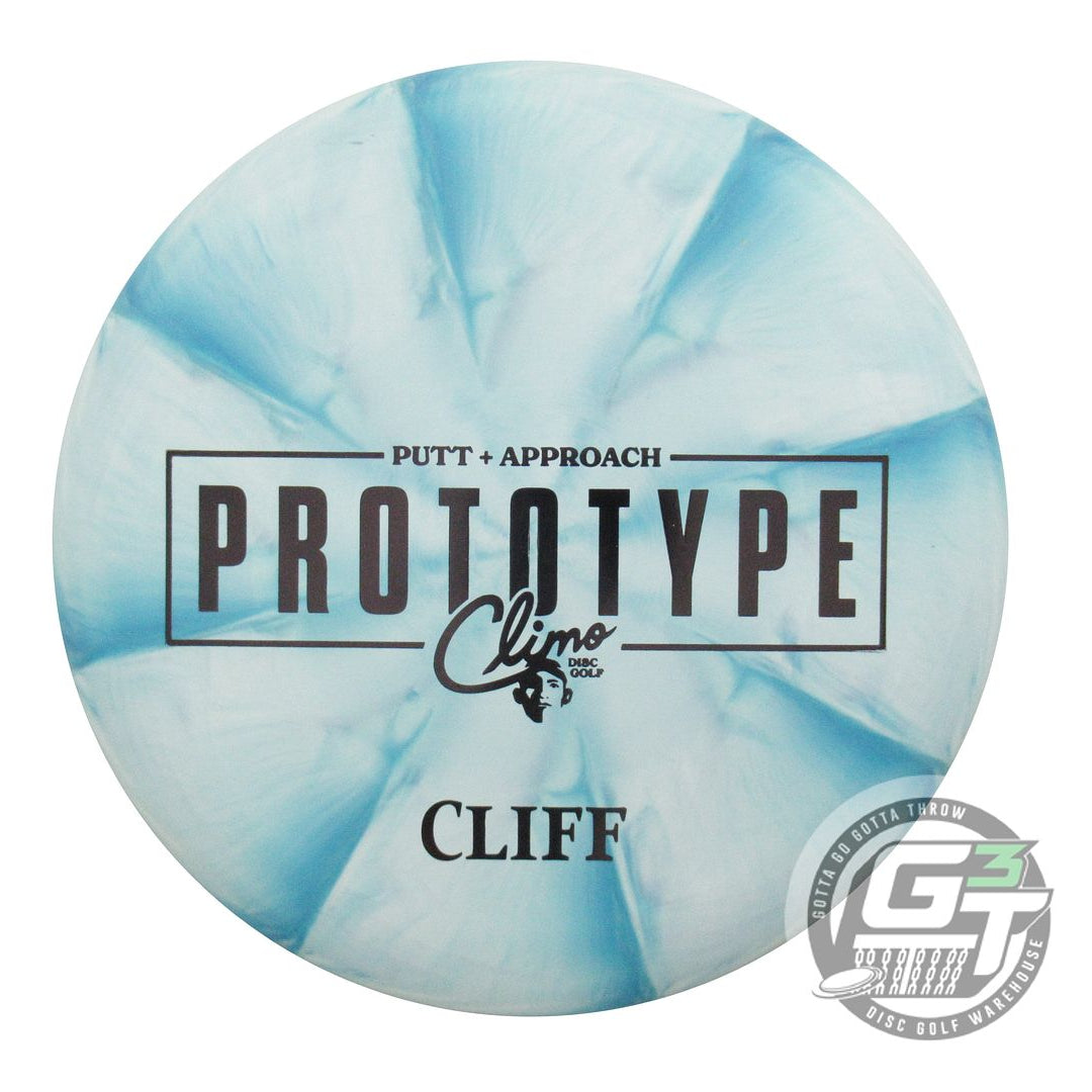 NOS Climo PROTOTYPE Trophy Line Cliff 174g Teal-White Putter Golf Disc