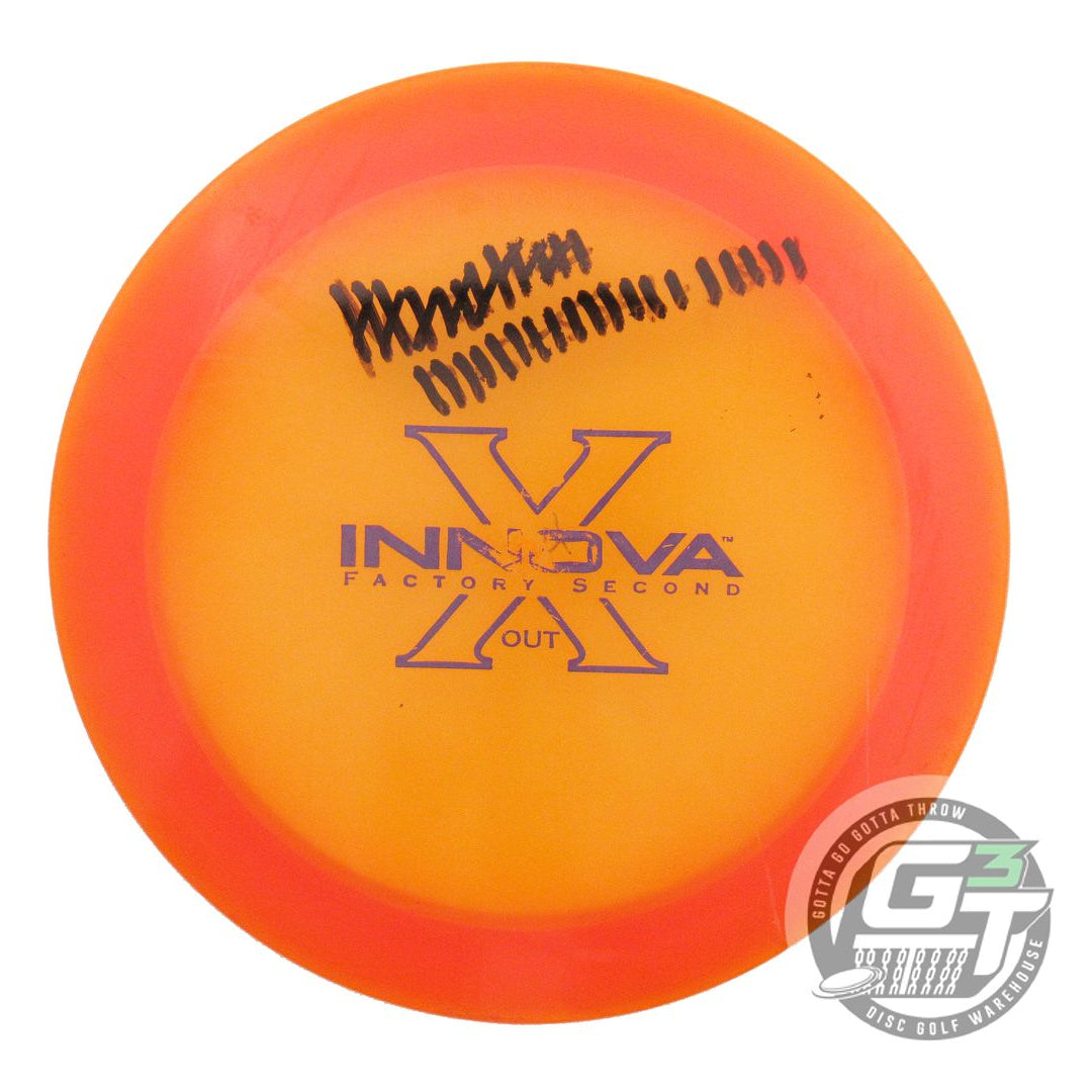 USED Innova X-OUT Champion Xcaliber 175g Orange Distance Driver Golf Disc