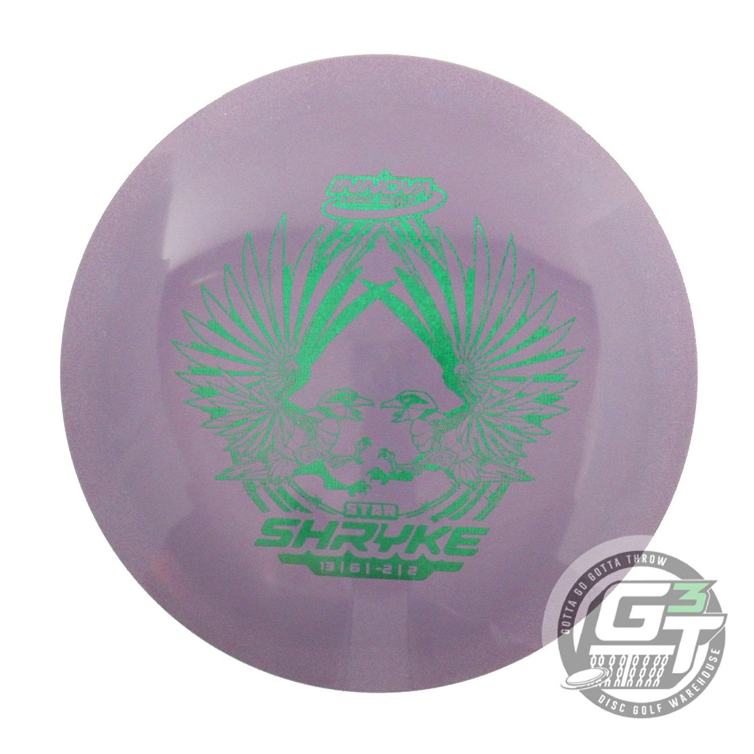USED Innova Star Shryke 168g Purple Green Matrix Foil Distance Driver Golf Disc