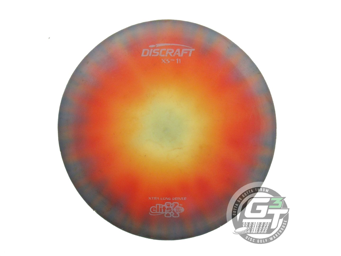 USED Discraft FlyDye Elite X XS 169g Blue Burst Distance Driver Golf Disc