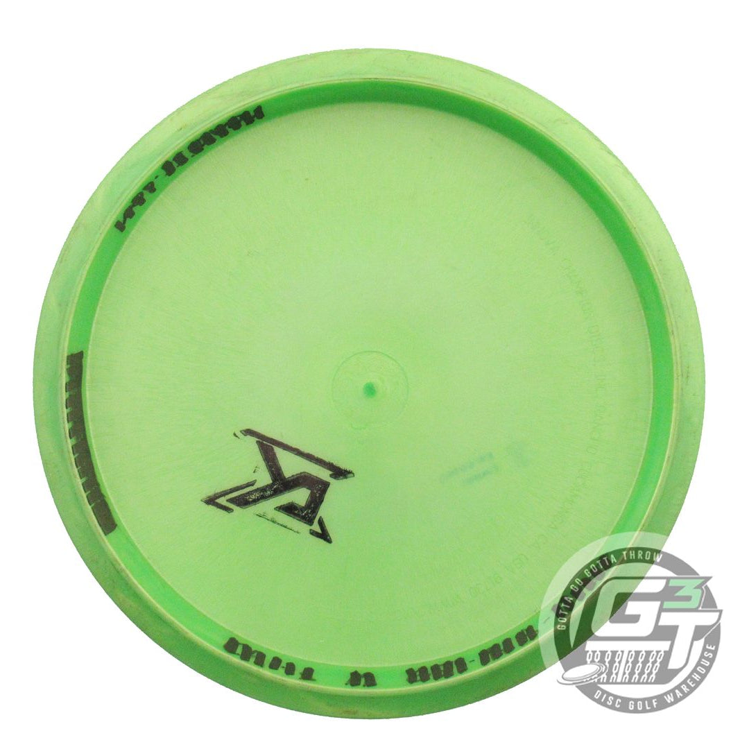 USED Hyzerbomb Frontline-X Mortar 175g Lime Flag Foil Midrange Golf Disc