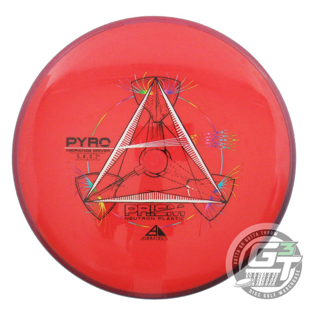 USED Axiom Discs Prism Neutron Pyro 178g Red Purple Rim Midrange Golf Disc
