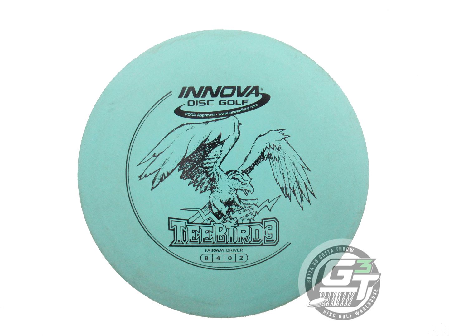 USED Innova DX Teebird3 170g Seafoam Black Stamp Fairway Driver Golf Disc