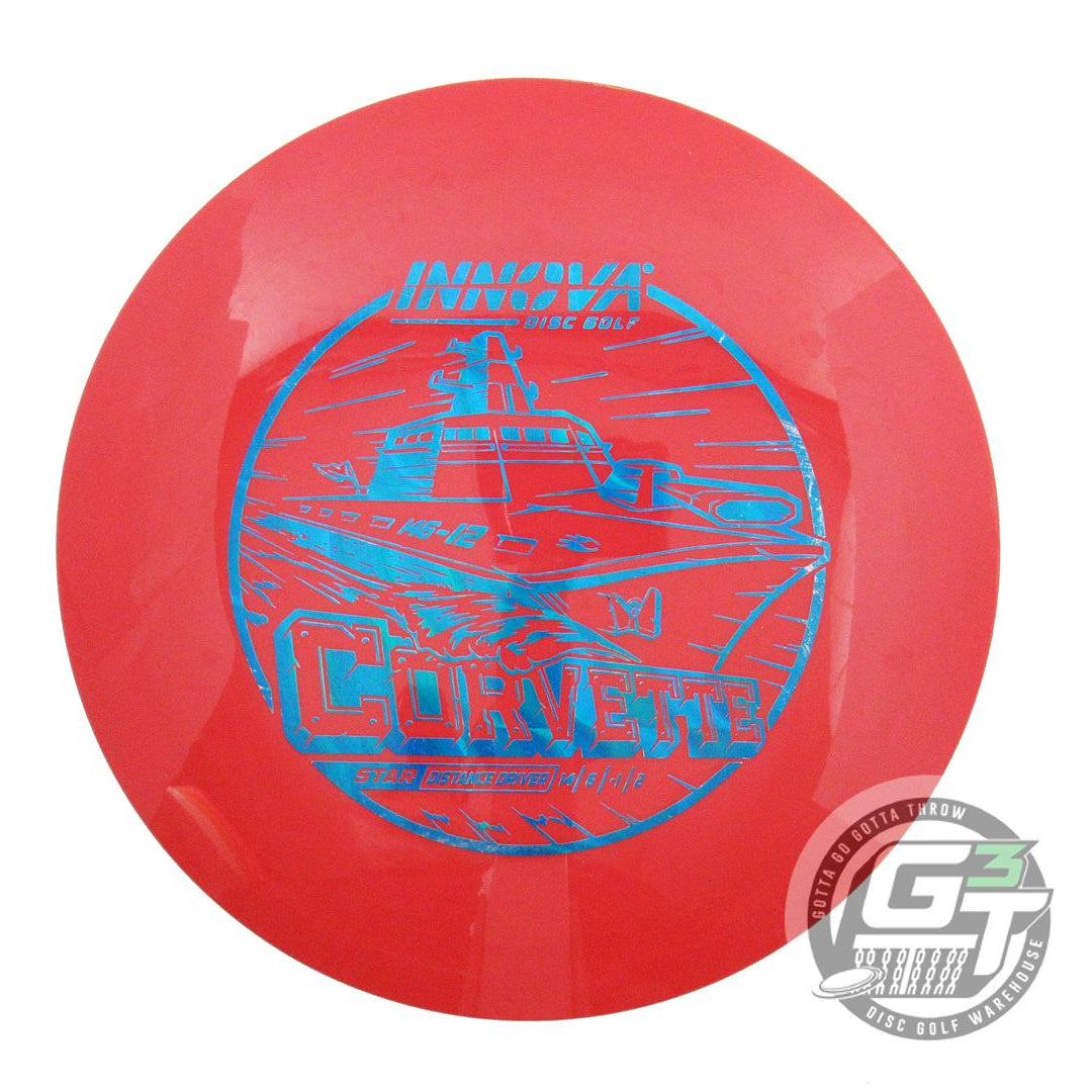USED Innova Star Corvette 173g Red Blue Prism Foil Distance Driver Golf Disc