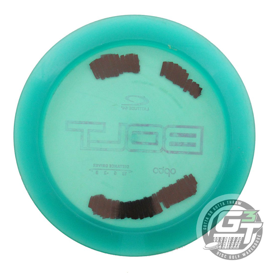 USED Latitude 64 Opto Bolt 173g Seafoam Wiped Stamp Distance Driver Golf Disc