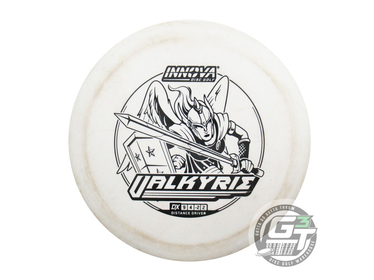 USED Innova DX Valkyrie 170g White Black Stamp Distance Driver Golf Disc