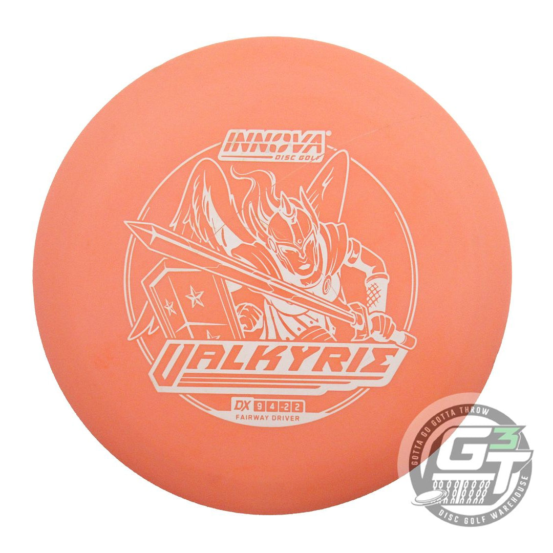 USED Innova DX Valkyrie 160g Peach White Stamp Distance Driver Golf Disc