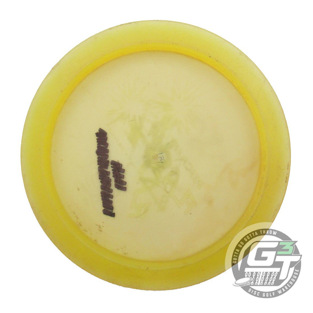 USED Discraft X-OUT Z Flash 174g Yellow Distance Driver Golf Disc