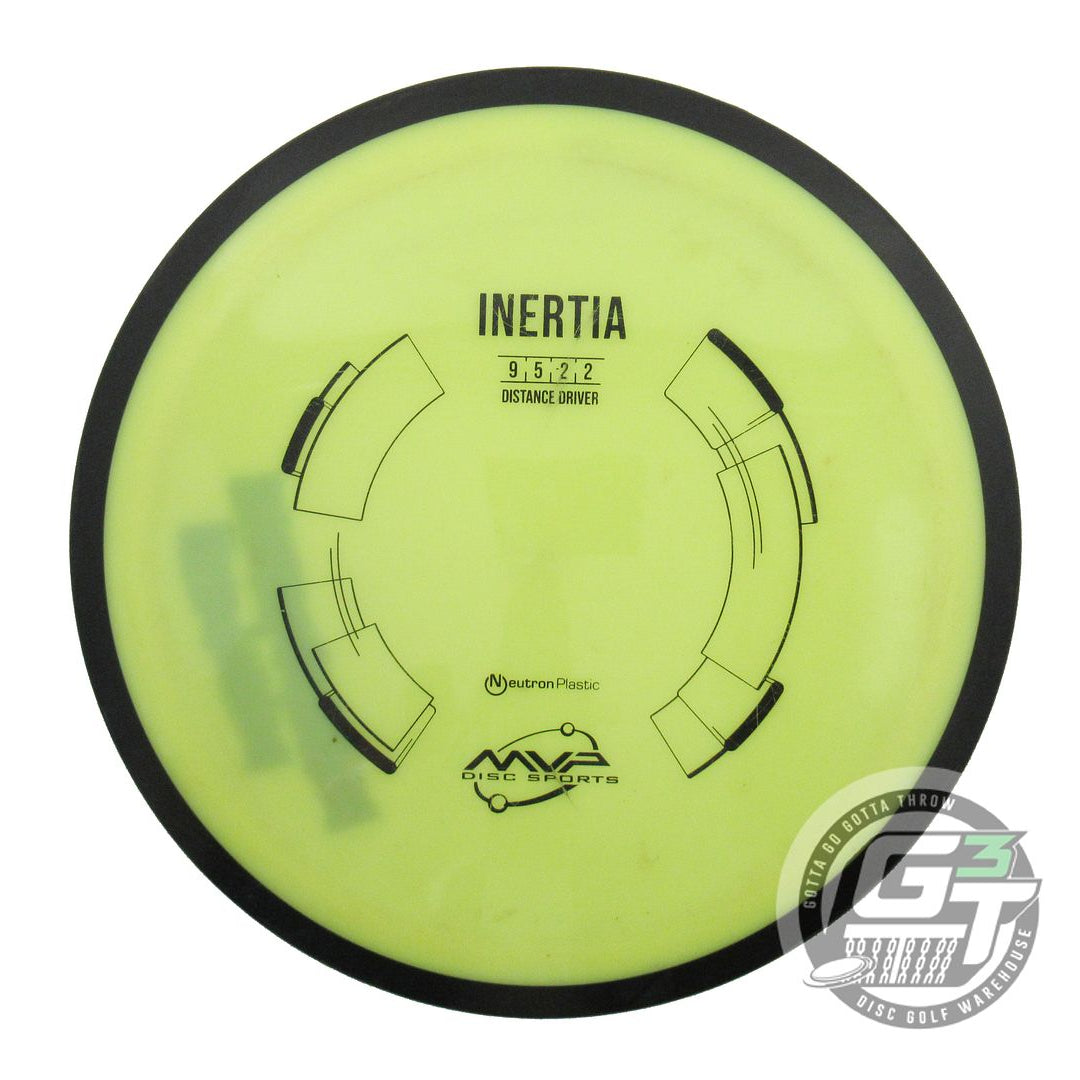 USED MVP Disc Sports Classic Neutron Inertia 173g Yellow Distance Driver Disc