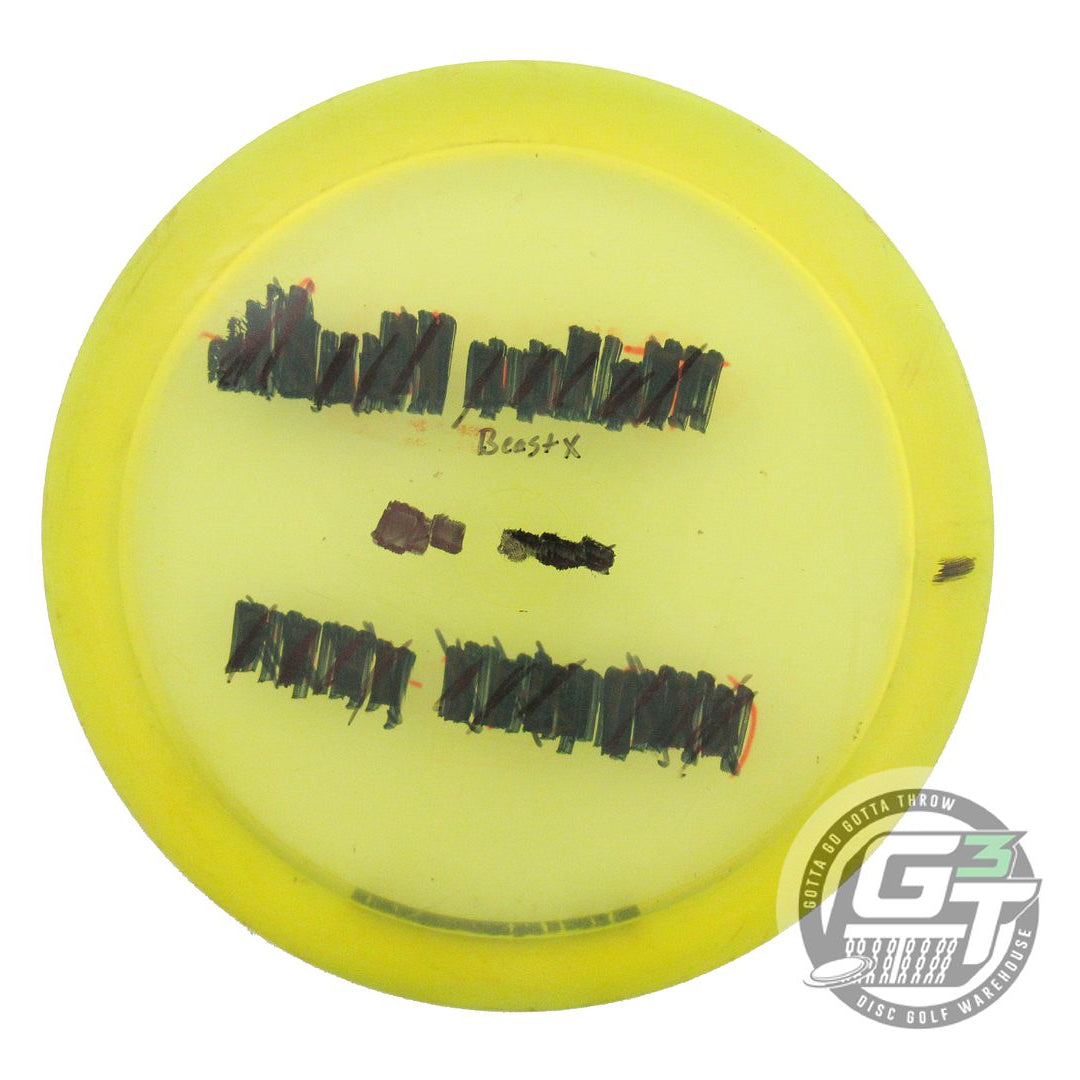 USED Innova Champion Beast-X 168g Yellow Wiped Stamp Distance Driver Golf Disc