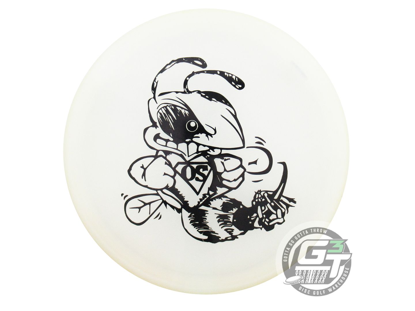 USED Discraft CHARACTER Z Buzzz OS 177g White Black Stamp Midrange Golf Disc