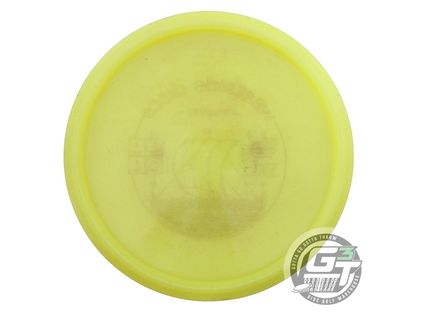 USED Westside Discs VIP Warship 174g Yellow Red Foil Midrange Golf Disc