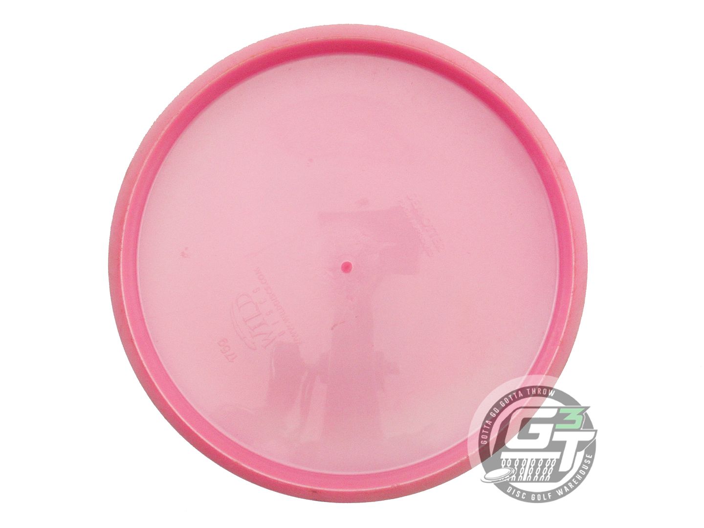 USED Wild Discs Lava Sea Otter 175g Pink Silver Shatter Putter Golf Disc