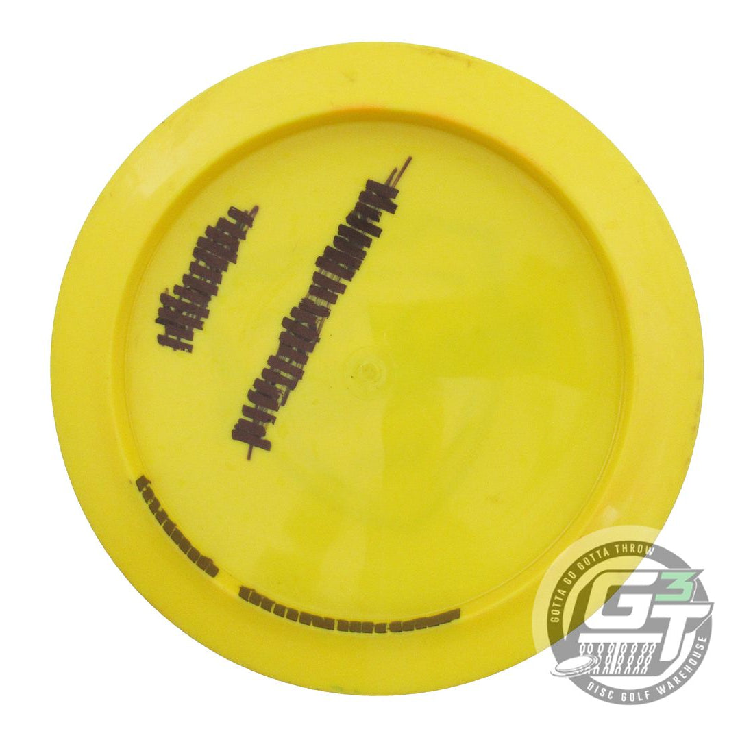 USED Dynamic Discs Fuzion Raider 176g Yellow Pink Foil Distance Driver Golf Disc