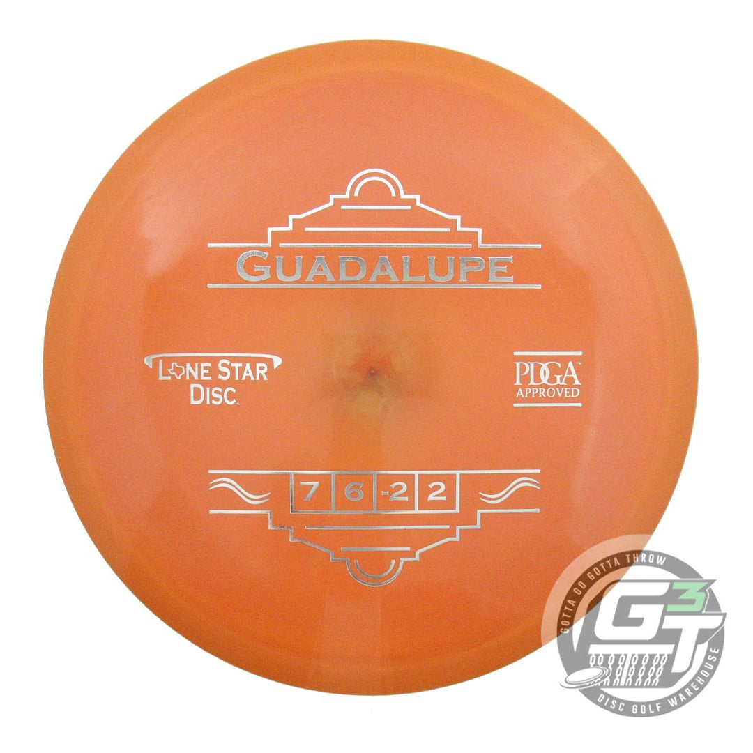 USED Lone Star Lima Guadalupe 158g Orange Silver Foil Fairway Driver Golf Disc