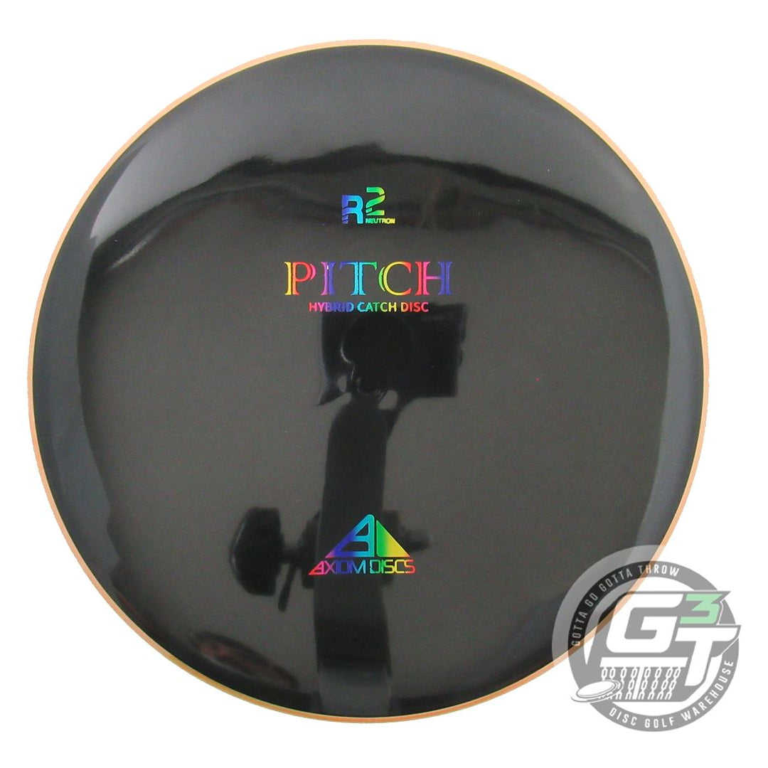 NOS Axiom Discs R2 Neutron Pitch 151g Black Peach Rim Distance Driver Golf Disc