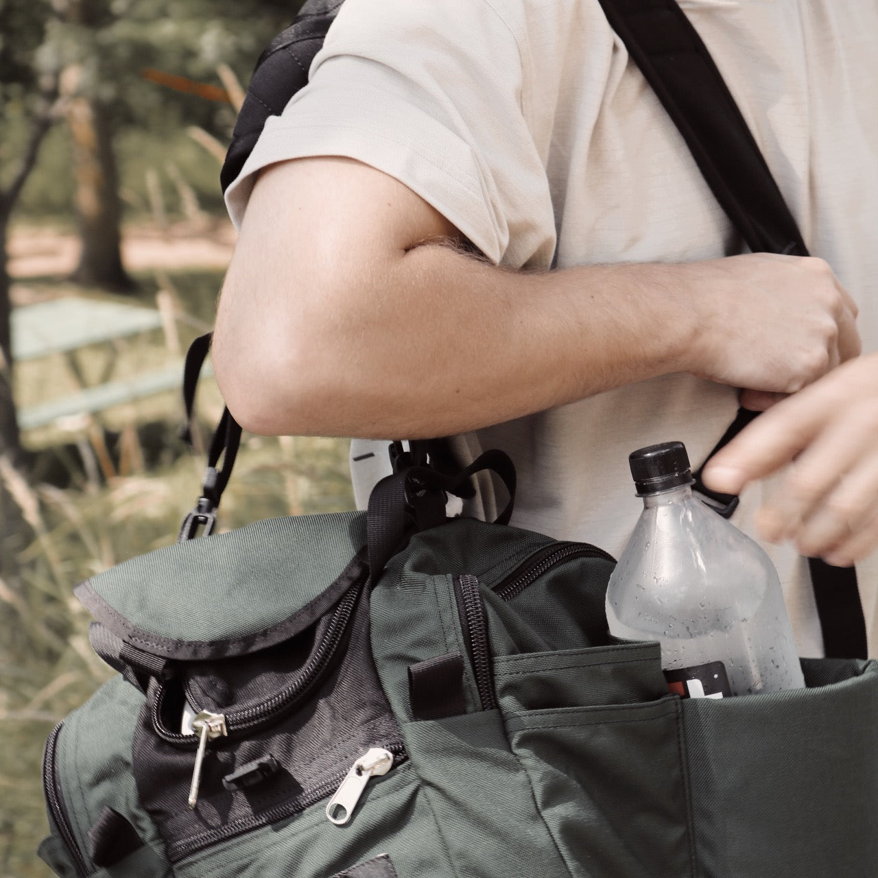 Revolution Mini Deluxe V3 Disc Golf Bag - Olive Green - Gotta Go Gotta Throw