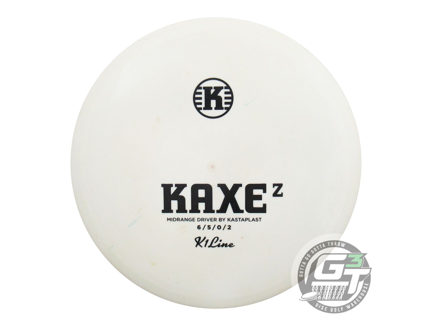 USED Kastaplast K1 Kaxe Z 172g White Black Stamp Midrange Golf Disc