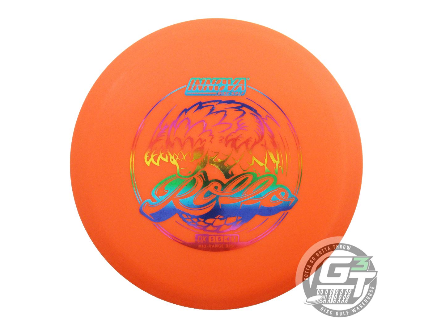 USED Innova DX Rollo 147g Orange Rainbow Foil Midrange Golf Disc