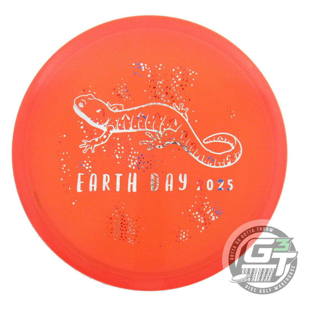 NOS Discraft Z Zone 173g Orange Holo Foil EARTH DAY Putter Golf Disc