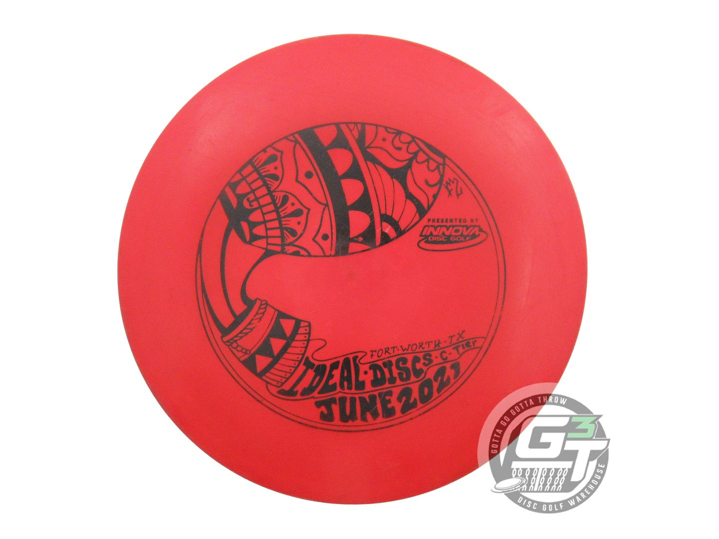 USED Innova Star Leopard 175g Red Black Stamp Fairway Driver Golf Disc