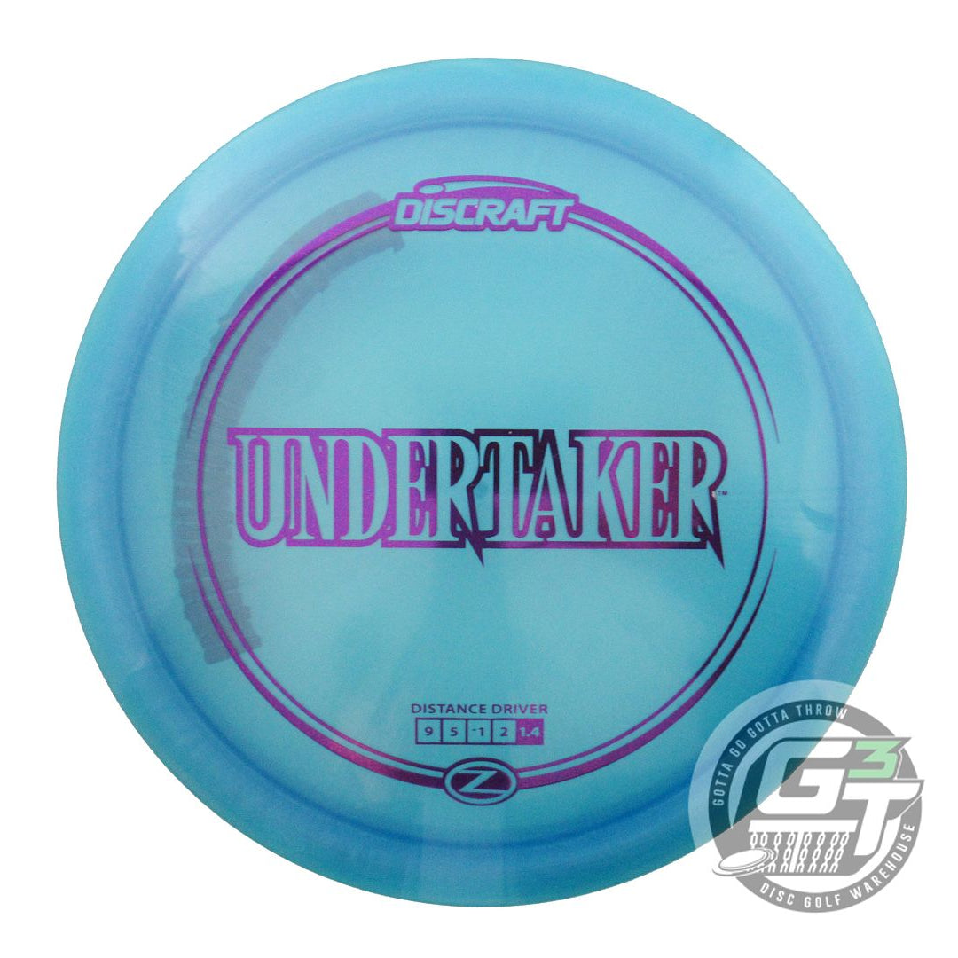 USED Discraft Z Undertaker 171g Blue Purple Foil Distance Driver Golf Disc