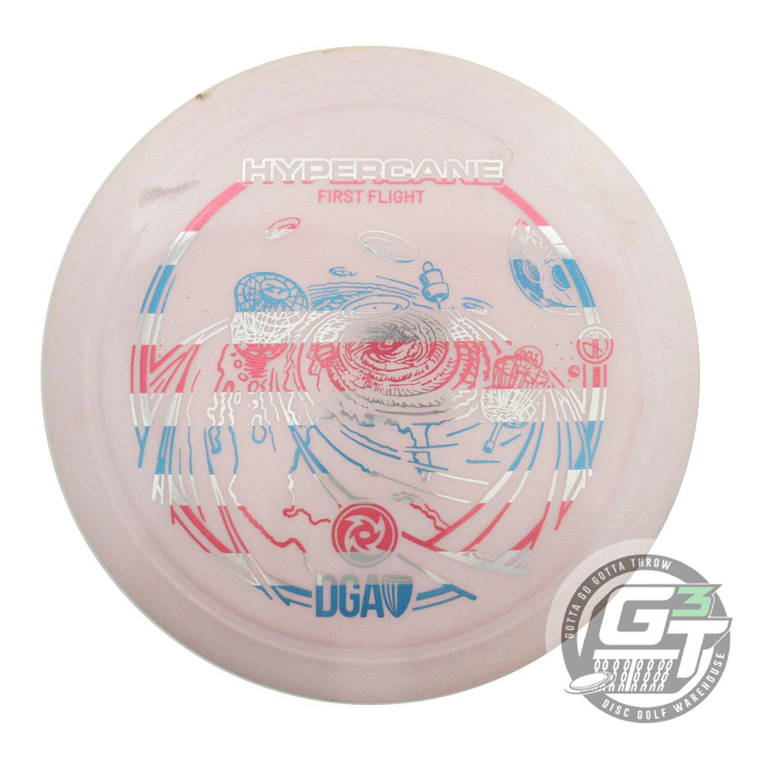 USED DGA FIRST RUN ProLine Hypercane 174g Lt. Gray Stripe Foil Driver Golf Disc