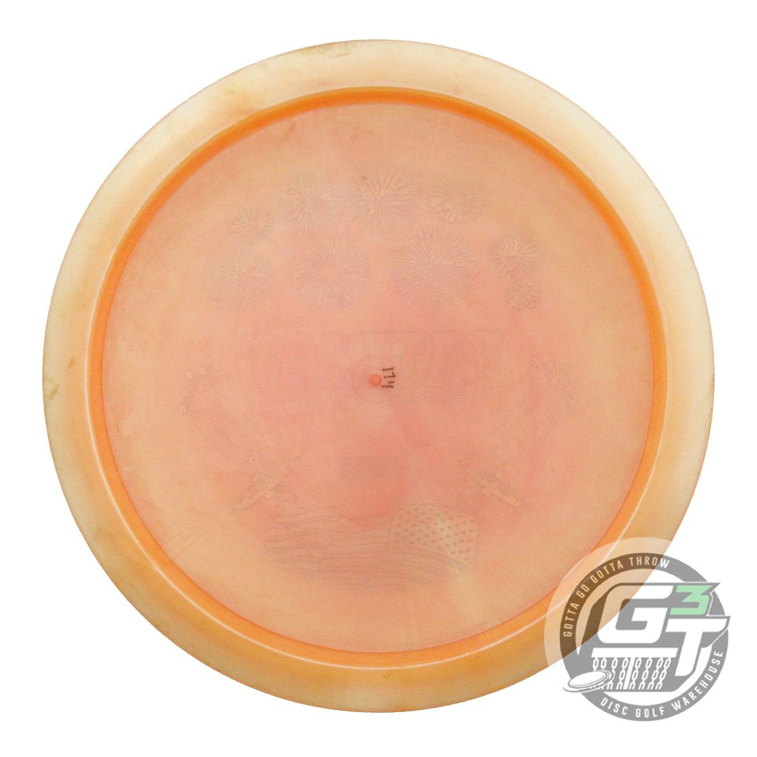 USED Legacy Discs Pinnacle Patriot 174g Peach Green Foil Fairway Driver Disc