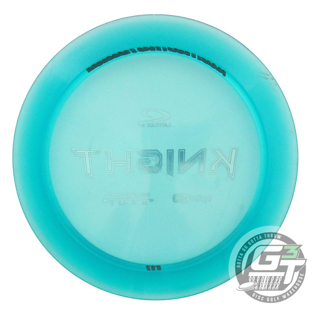 USED Latitude 64 Opto Ice Knight 173g Teal Red Foil Distance Driver Golf Disc