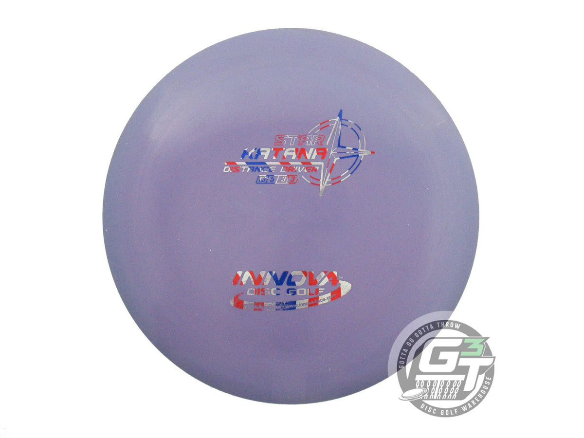USED Innova Star Katana 175g Purple Flag Foil Distance Driver Golf Disc