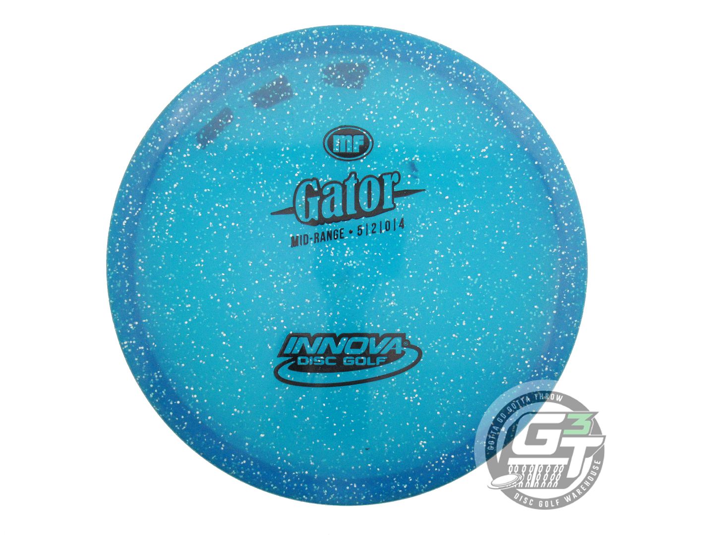 USED Innova Metal Flake Champion Gator 171g Blue Midrange Golf Disc