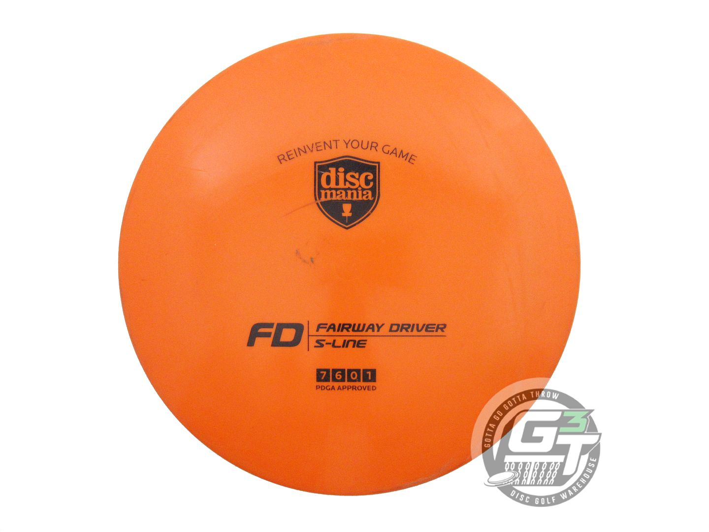 USED DiscMania S-Line FD 173g Orange Black Stamp Fairway Driver Golf Disc