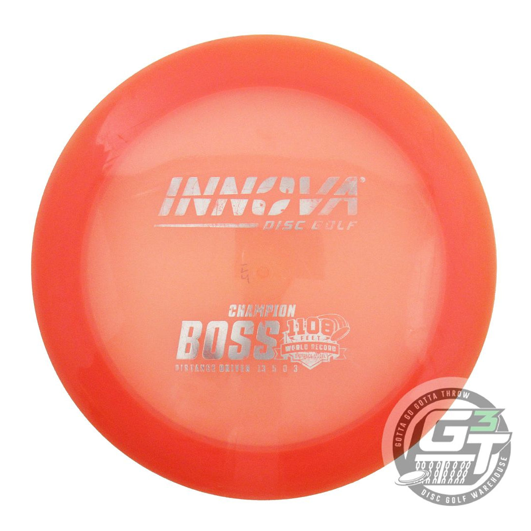 USED Innova Champion Boss 172g Orange Silver Foil Distance Driver Golf Disc
