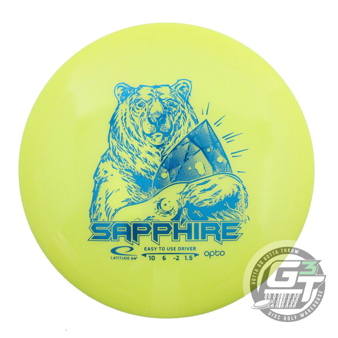 Latitude 64 Moonshine Glow Opto Sapphire Distance Driver Golf Disc (Individually Listed)