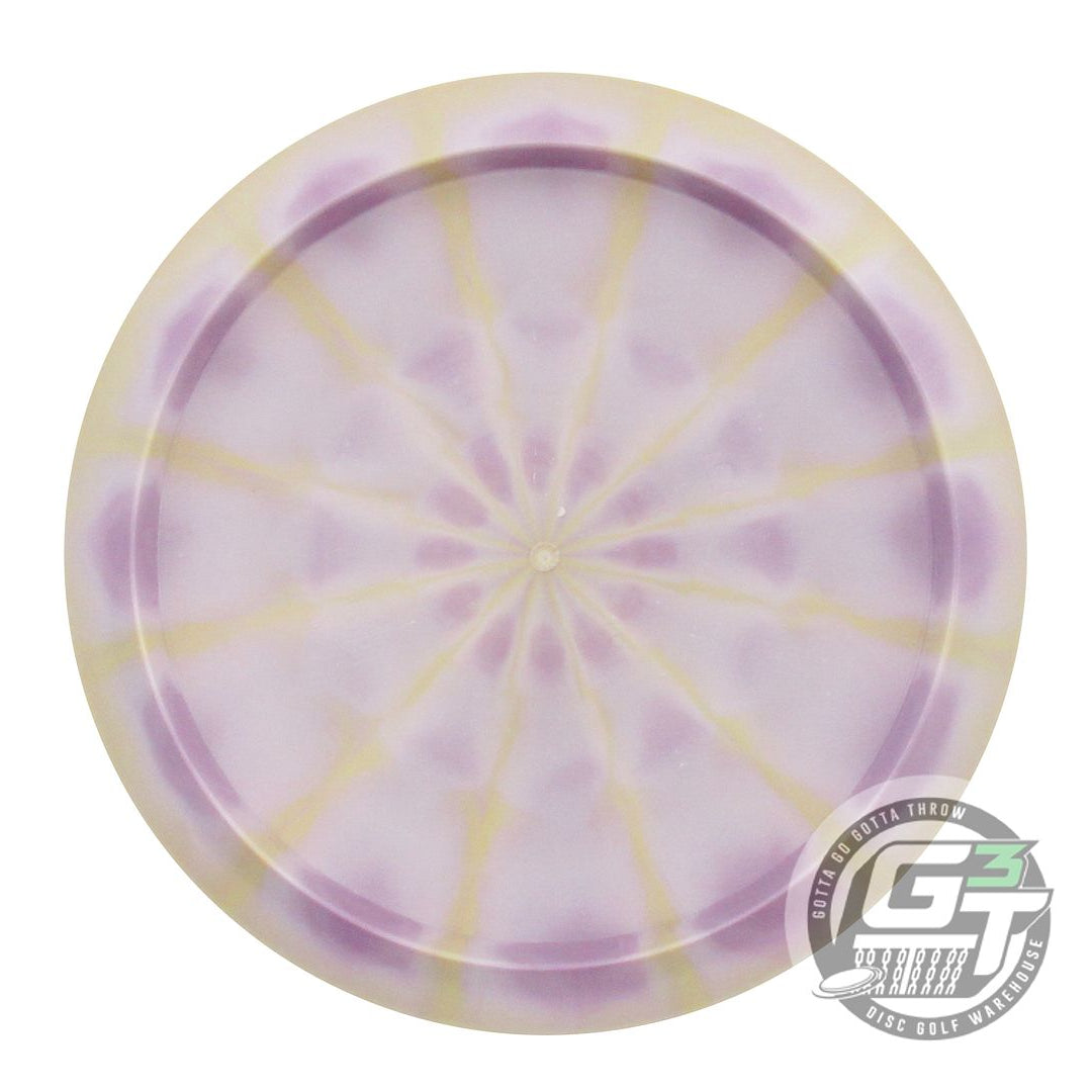 NOS DiscMania Lux Vapor PD 176g Yellow-Lilac Silver Stamp Driver Golf Disc