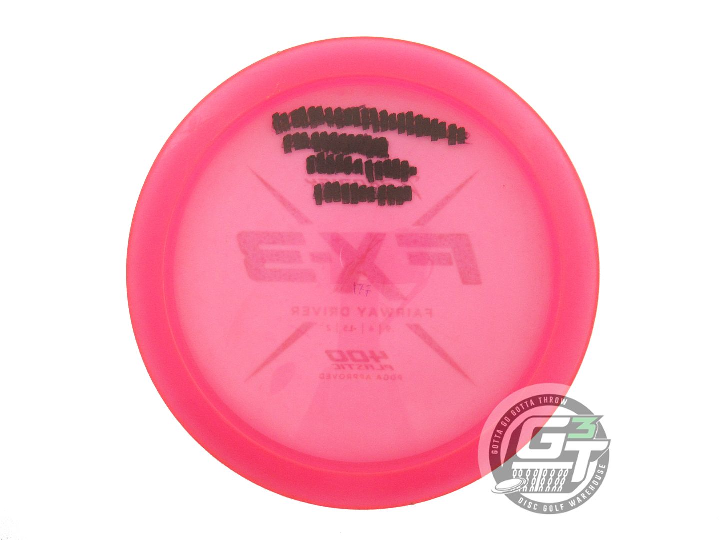 USED Prodigy Discs 400 FX3 177g Pink Gold Star Foil Fairway Driver Golf Disc