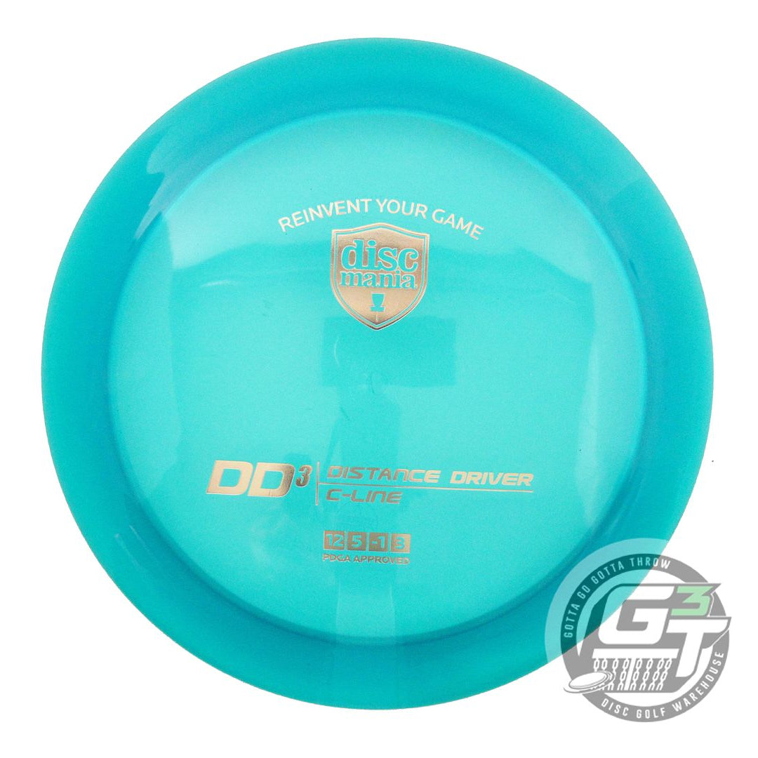 NOS DiscMania C-Line DD3 174g Blue Gold Foil Distance Driver Golf Disc